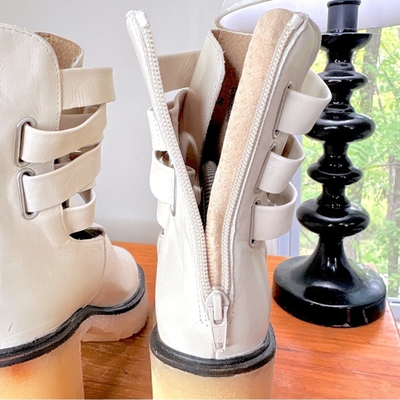 Free People Jesse Leather Cut-Out Boots - Picture 10 of 16